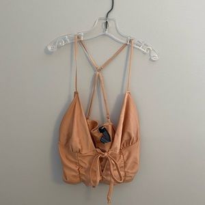 Beige/pink going out top